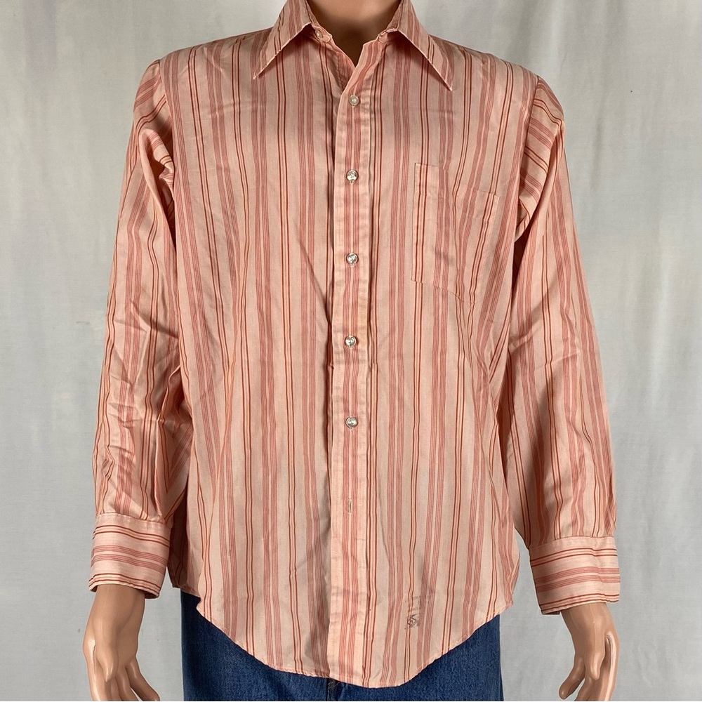 VTG Arrow long sleeve pinstripe shirt.